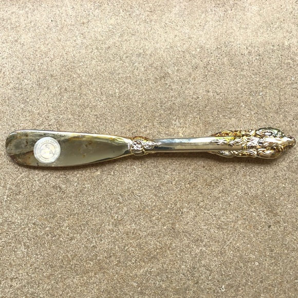 Godinger Silverplate Baroque Spreaders Set of 4 Velvet Gift Box New Vint… - Picture 3 of 5